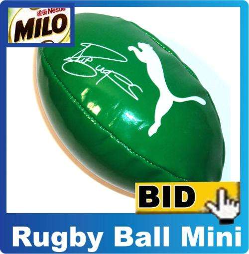 MILO / PUMA. SCHALK BURGER Rugby Ball MINI