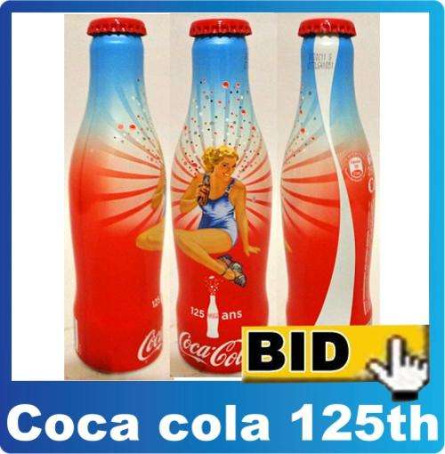 FRANCE Coca Cola ALU bottle / 125th