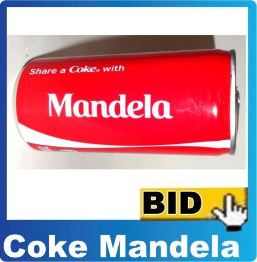 RARE- Coca Cola can- Share a Coke with Mandela- Limited Edition....