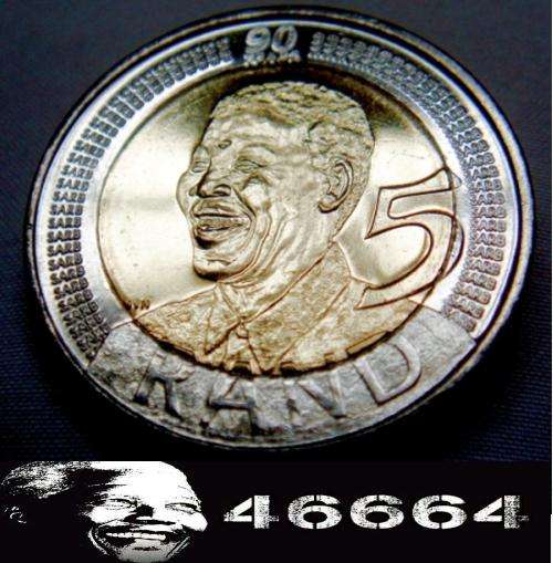 ( ERROR Coin ) Mandela 90th R5 / DENT Error