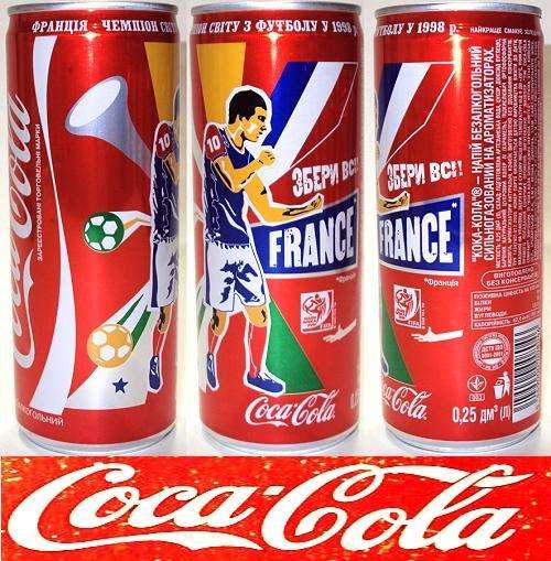 ( can ) UKRAINE 2009 Coca Cola COKE / FIFA World cup 2011