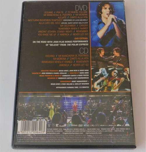 JOSH GROBAN - Live At The Greek [DVD and CD]