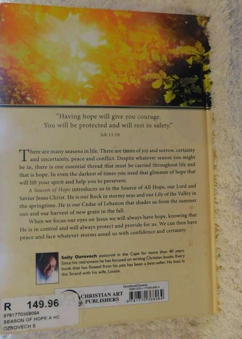 SOLLY OZROVIECH  - A Season of Hope (366 Daily Devotional)