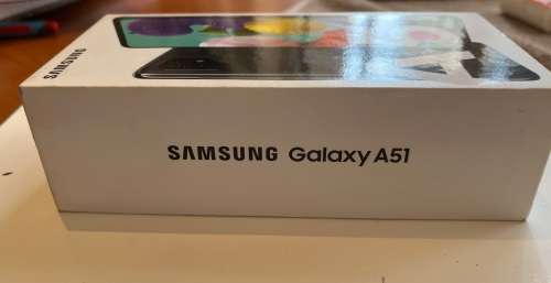 SAMSUNG GALAXY A51 - Prism Black, 128 GB memory.