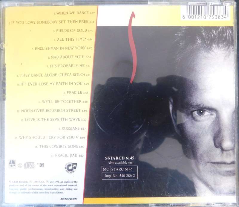 STING - Fields Of Gold [CD]