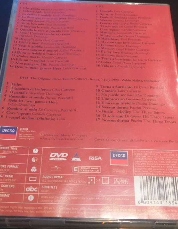THE THREE TENORS -  THE VERY BEST OF  [2 DVD]