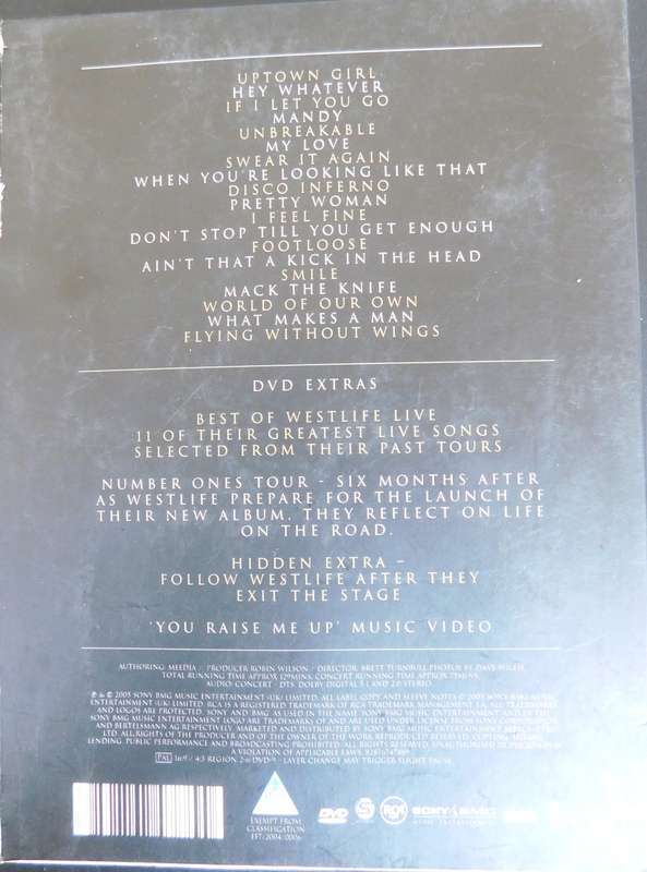 WESTLIFE - The Number Ones Tour [DVD]