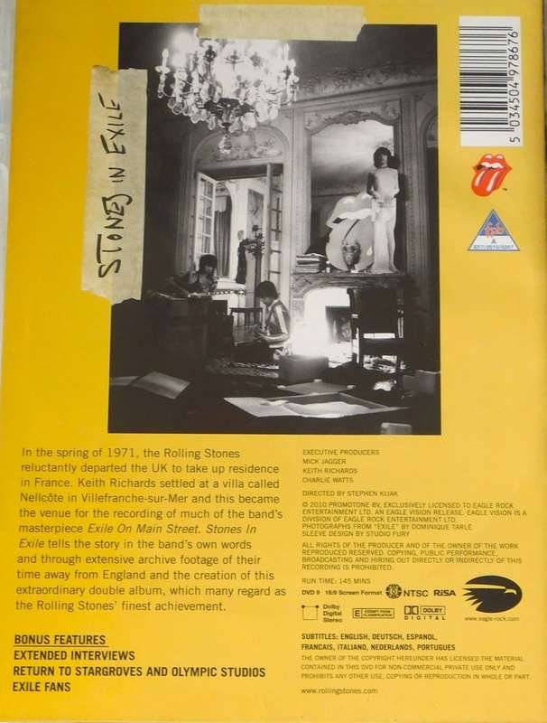 ROLLING STONES -  Stones in Exile [DVD]