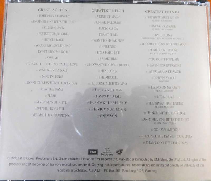 QUEEN- Greatest Hits I II111 (3 CD)