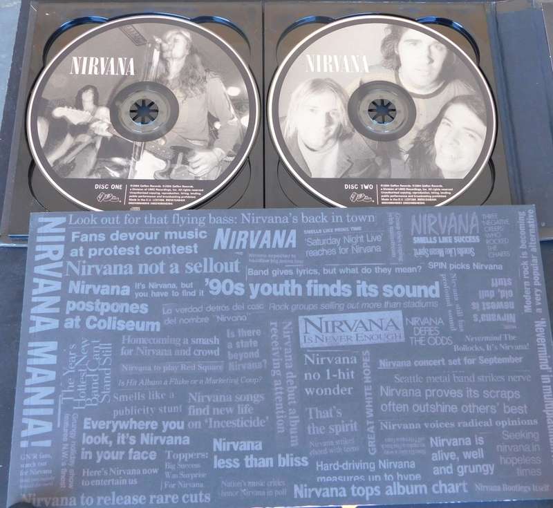 NIRVANA -  RARE BOXED SET - With the Lights Out - [3 CD + 1 DVD]