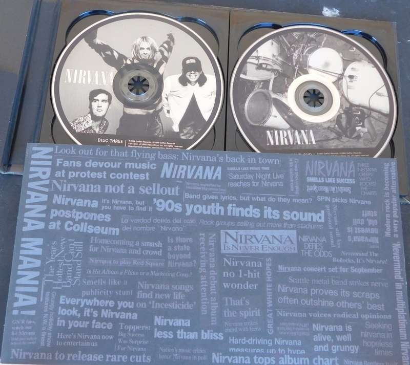 NIRVANA -  RARE BOXED SET - With the Lights Out - [3 CD + 1 DVD]