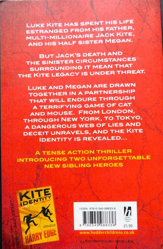 HARRY EDGE - Kite Identity BK 1  {BOOK]