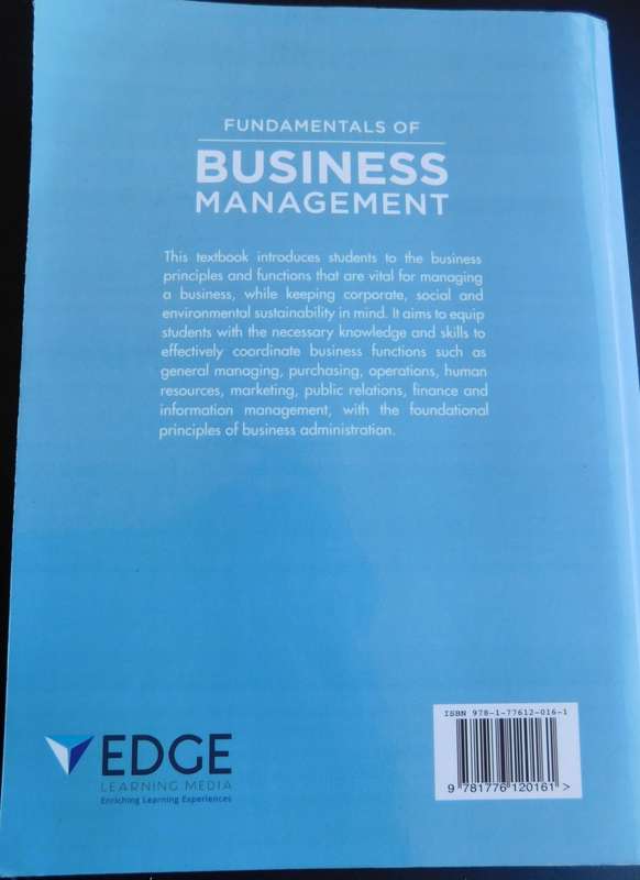 BUSINESS MANAGEMENT - TEXTBOOK