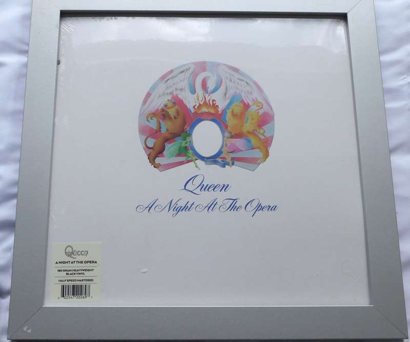 FRAMED ALBUM - QUEEN A NIGHT AT THE OPERA (SEALED) 180 Gram