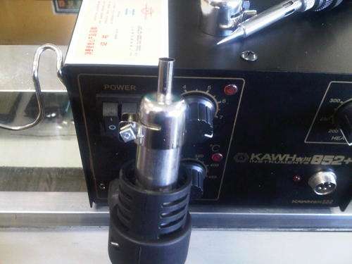 KAWH 852 SMD rework station Hot Air Station with Fine Solder Iron + stand