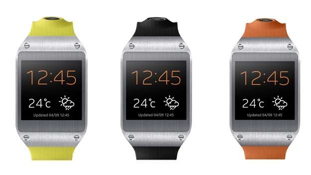 New on the market samsung galaxy gear smart watch