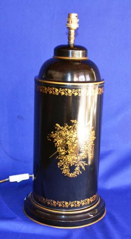 Cylindrical tin? Lamp - No Shade