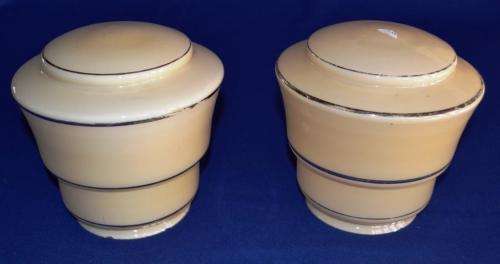 Pair of Glass Light Shades c1950
