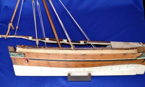 Vintage Hand Crafted Model Sailing Ship