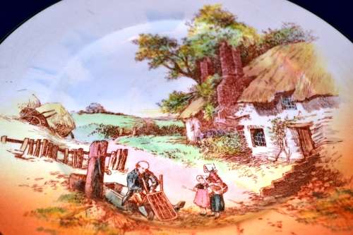 XMAS REDUCTION Royal Doulton Rack Plate Rustic England