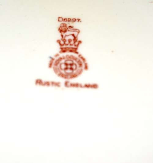 XMAS REDUCTION Royal Doulton Rack Plate Rustic England