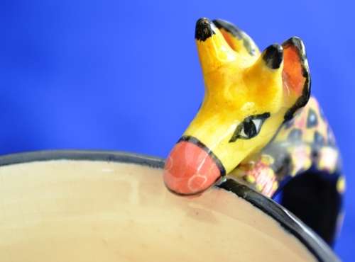 ARDMORE Ceramic Art Studio Giraffe Cup and Saucer