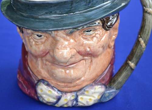 Royal Doulton Character Jugs Large - "Tony Weller", "The Cavalier" and "The Cardinal"