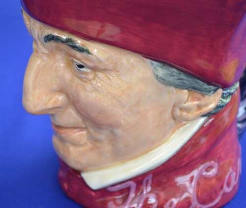 Royal Doulton Character Jugs Large - "Tony Weller", "The Cavalier" and "The Cardinal"