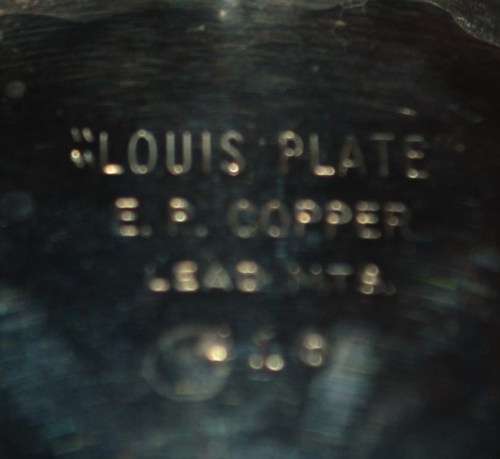 Louis Plate Tea/Coffee Set on Tray - Five Pieces