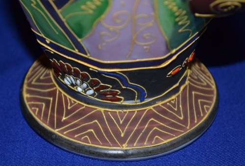 Japanese Satsuma Style Immortals Tea Set