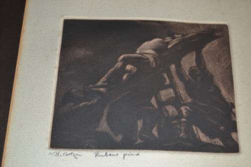 W.H. COETZER-- ETCHING