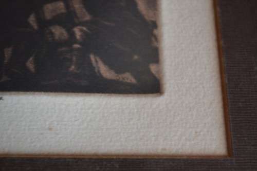 W.H. COETZER-- ETCHING