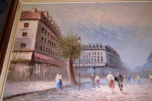 Large Oil on Board - Signed Burnett