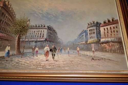 Large Oil on Board - Signed Burnett