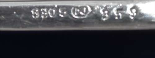 Hallmarked Silver Double CandleStick / Candle Holder