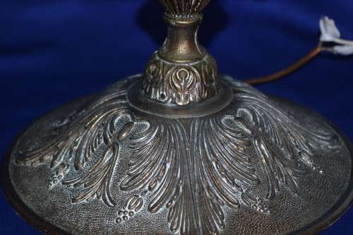 Victorian Style Banquet Lamp - Electric in Working order