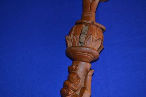 Carved  Shona Nyami-Nyami  Stick