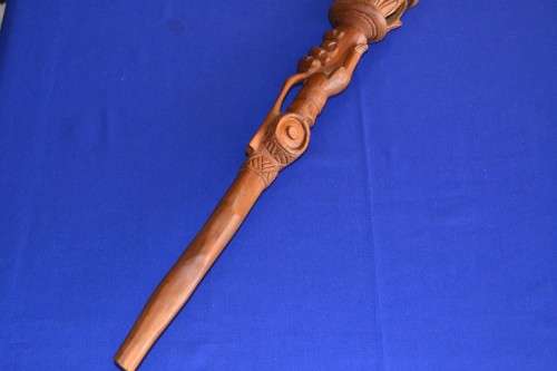Carved  Shona Nyami-Nyami  Stick