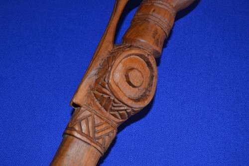 Carved  Shona Nyami-Nyami  Stick
