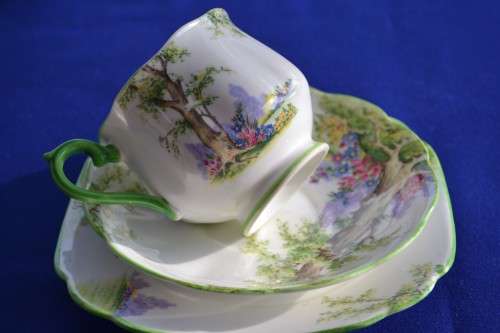 Royal Albert "Greenwood Tree" Trio c1930