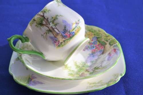 Royal Albert "Greenwood Tree" Trio c1930