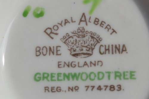 Royal Albert "Greenwood Tree" Trio c1930
