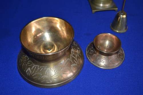 Brass Ornamental Items - Four pieces