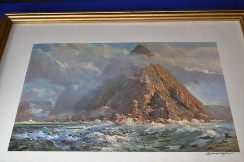 Large Gabriel de Jongh Print - Signed x 2  - Framed behind Glass