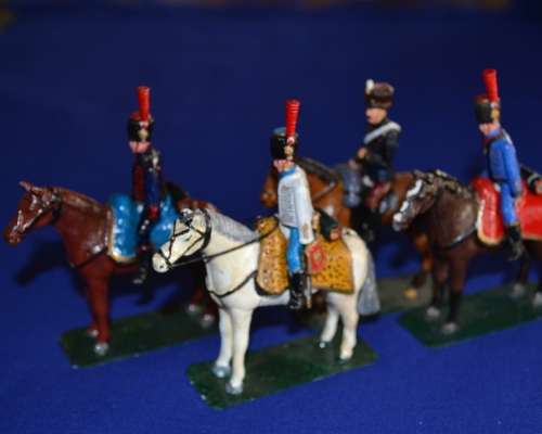 Horsemen - Hand painted Lead set of four