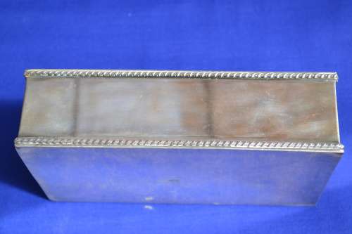 Vintage Silver Plate Card Box