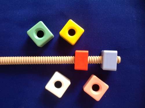Vintage Kiddicraft Toy - Screwing and Unscrewing - In Original Box