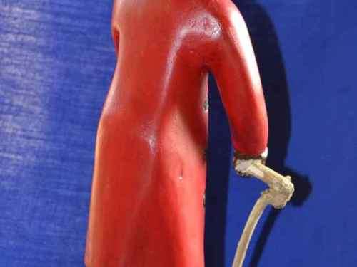 "Chapeau Man"-Vintage wood carved Man