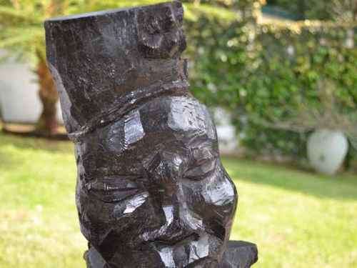 Wooden African Carving - Bust