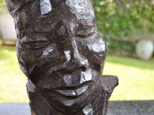 Wooden African Carving - Bust
